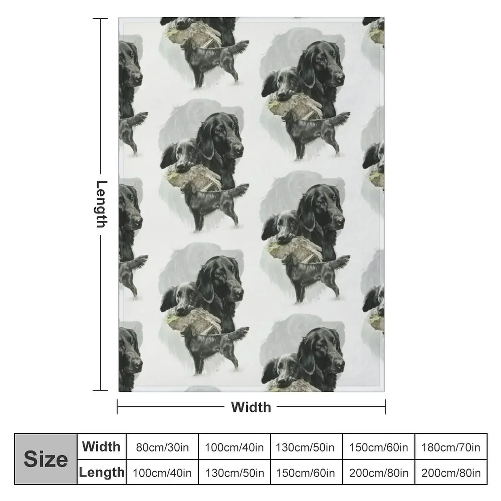 Flat-coated Retriever Medley Throw Blanket Cute For Baby Soft Big Plaid on the sofa Blankets