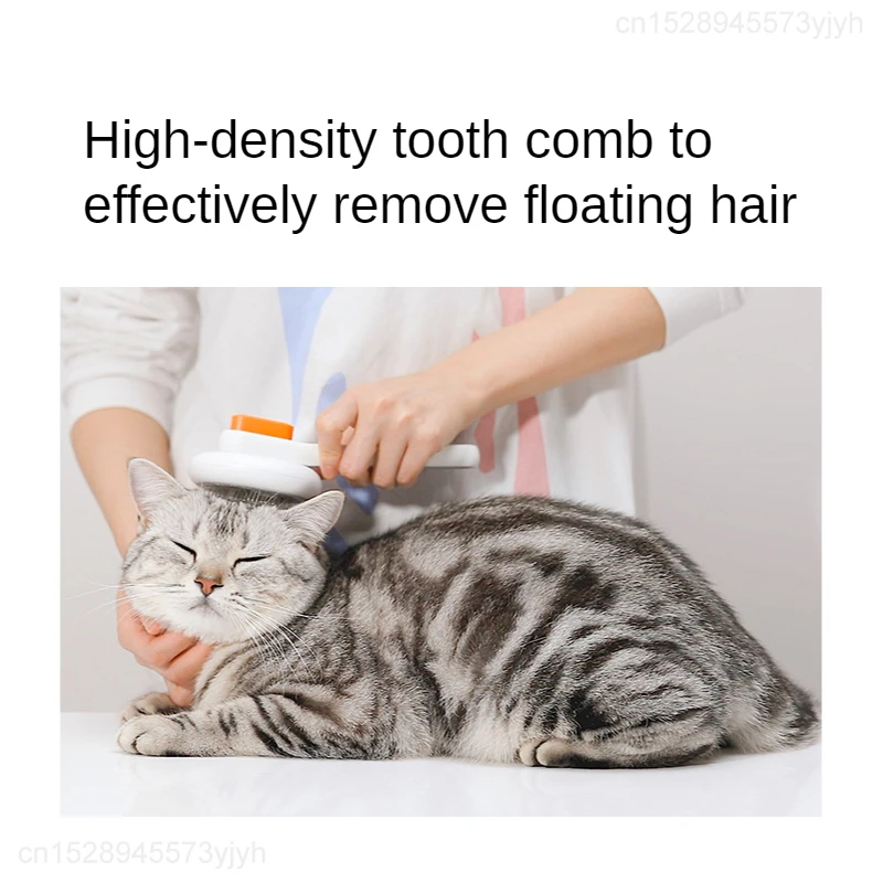Yoipin PETKIT Sisir Penumpahan Rambut Kucing Sikat Peliharaan Anjing Kucing Sisir Pijat Jarum Sisir Pembersih Rambut Anjing Alat Perawatan Perlengkapan Hewan Peliharaan