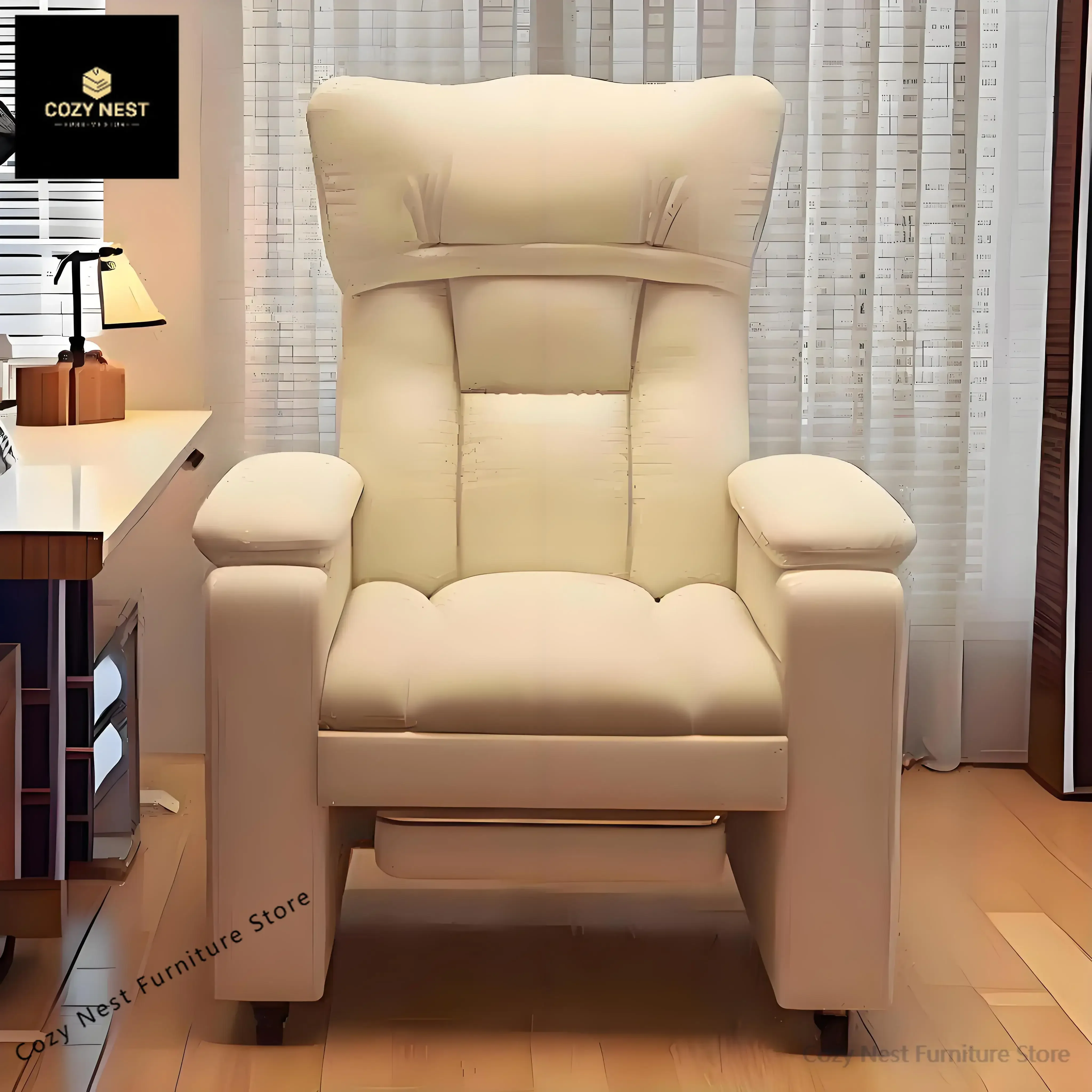 Computer  Single sofa  Comfortable sedentary dormitory seat Home bedroom back  Office boss