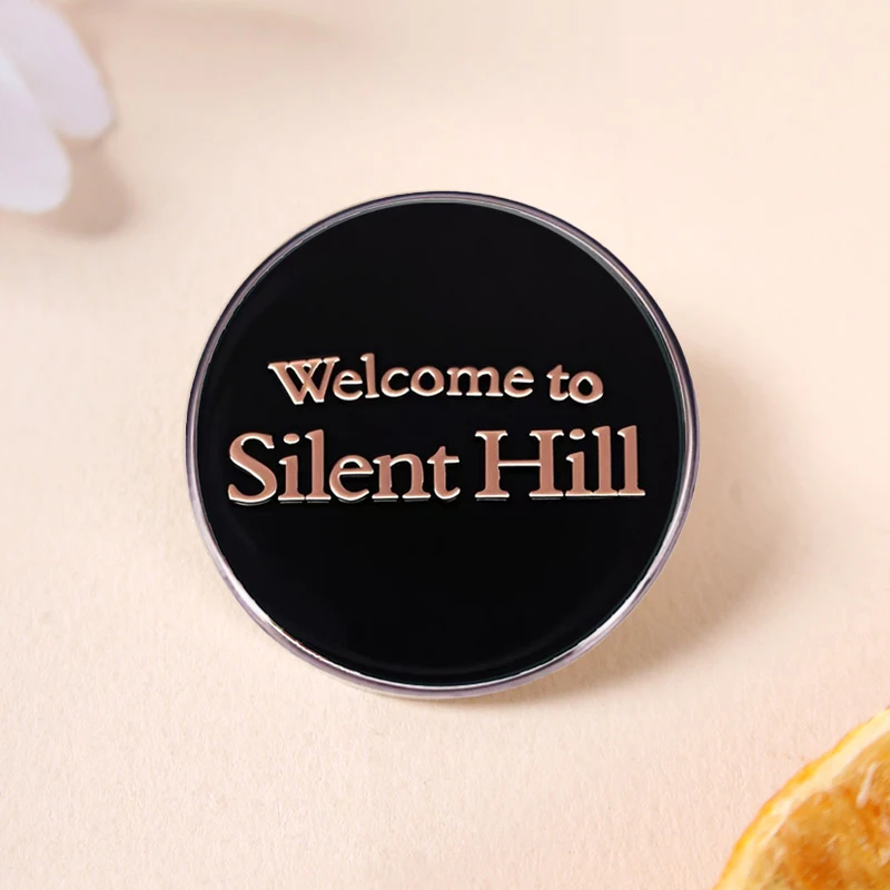 Silent Hill Horror Game Alloy Brooch Metal Badge Game Fans Pin Clothes Bag Accessories Jewelry Gifts