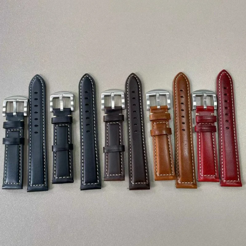 

Мягкий холщовый ремешок IWC для умных часов Huawei, спортивный мужской кожаный ремешок для часов, быстросъемный 18 мм, 19 мм, 20 мм