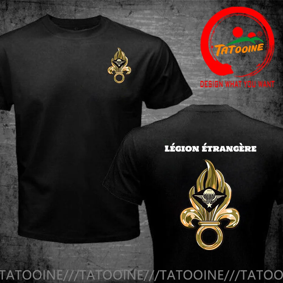 French Foreign Legion Symbol T Shirt for Male France Légion étrangère Logo T-Shirt New Summer Fashion Leisure Tee Shirt Camiseta