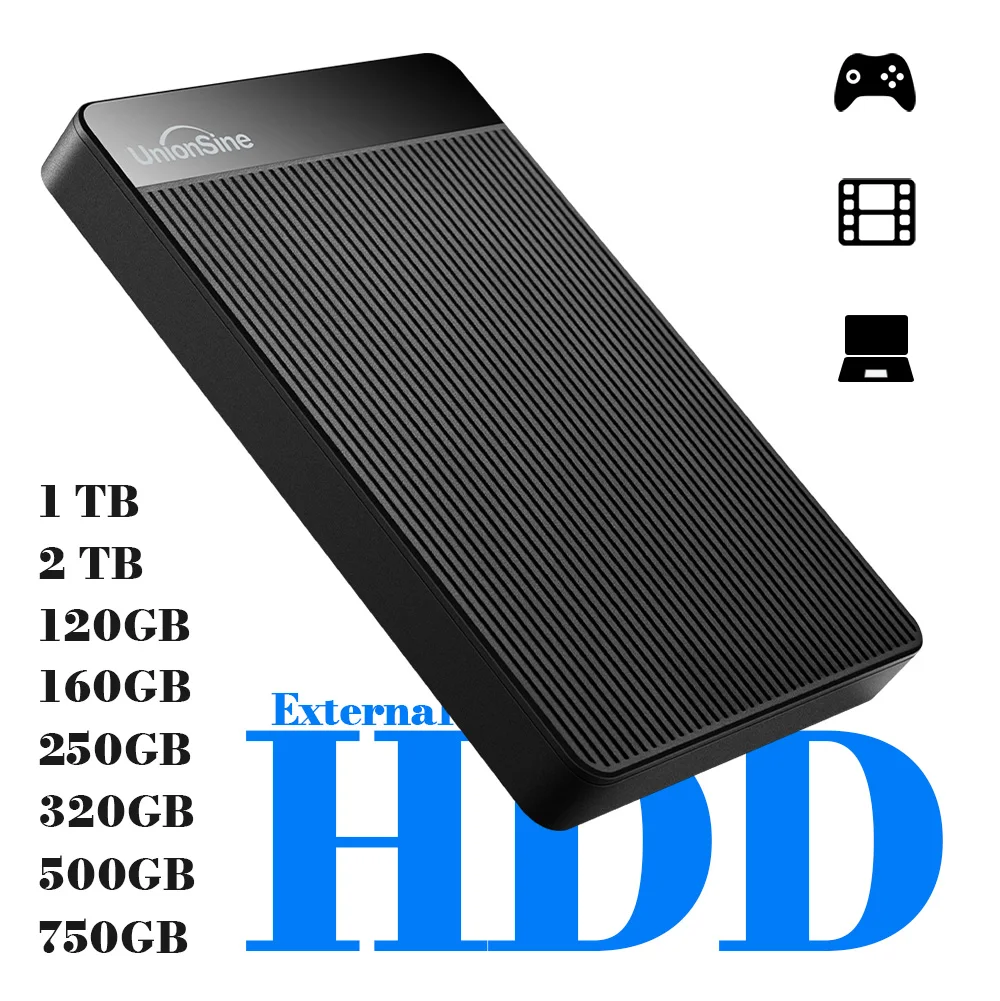 

UnionSine HDD USB3.0 Портативный внешний жесткий диск 500 ГБ 2,5-дюймовый диск памяти USB-накопитель, совместимый с ПК, Mac, настольными компьютерами, MacBook