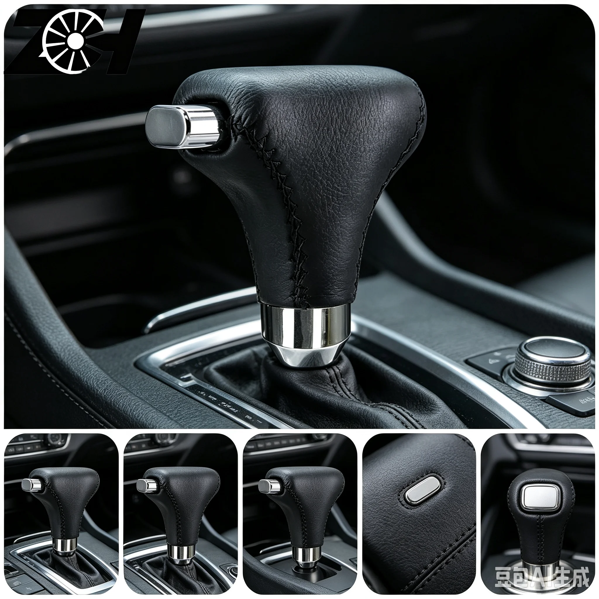 Universal Car PU Leather Gear Shift Knob Manual Gear Knobs Fit For Honda Toyota Nissan Mitsubishi Ford Chevrolet Subaru Jeep