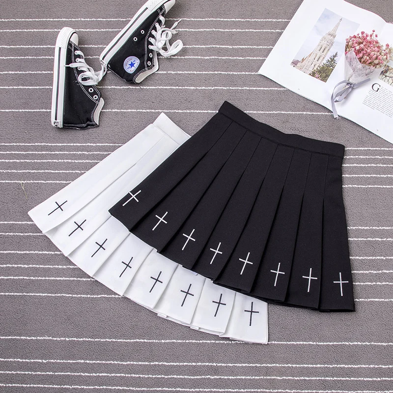 

Summer Woman Skirts Elastic High Waist Women Pleated Skirt Harajuku A-Line Womens Girls Mini Skirts Fashion Ladies Short Skirt