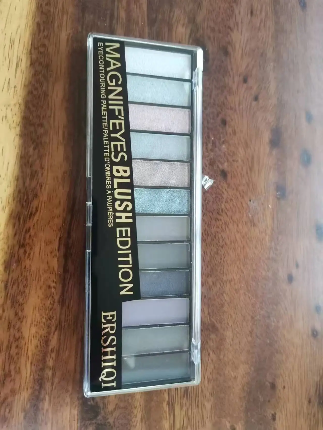 パール、マット、ファイングリッターシェードの12色アイシャドウパレット卸売、トレンドのクロスボーダー