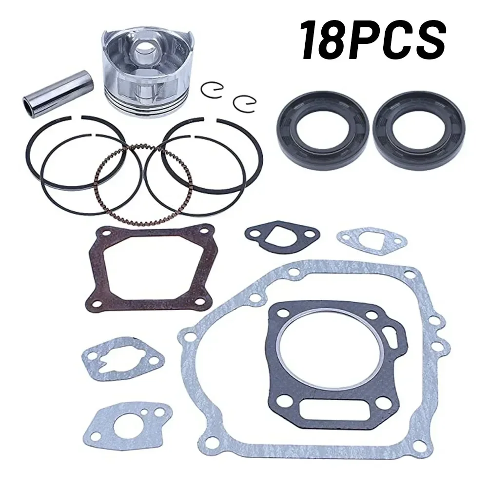 68mm Piston Rings Gasket Oil Seal Rebuild For Honda GX160 GX200 168F 5.5/6.5-HP 2-3.5kw 4-Stroke Gasoline Generator Trimmer Part