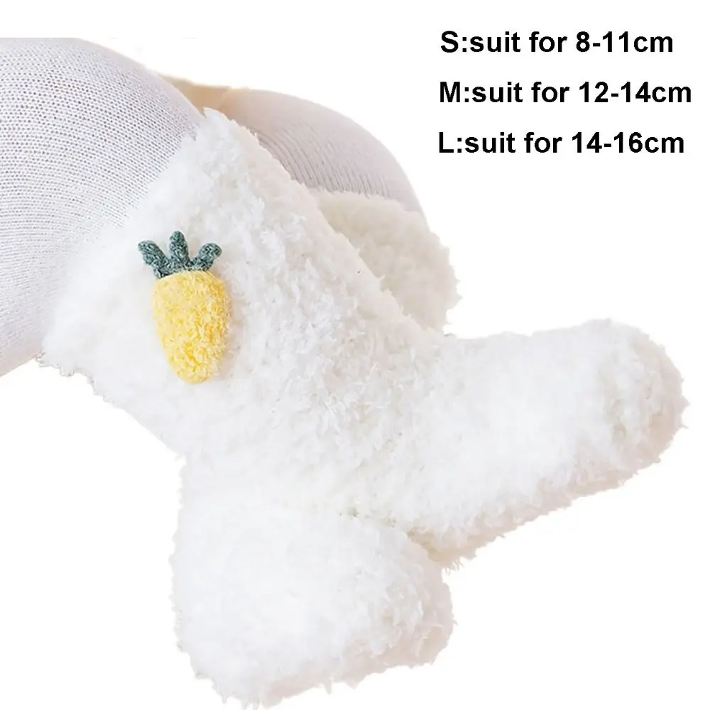 جديد المرجان الصوف الطفل الجوارب أحذية دافئة لينة حذاء طفل صغير المضادة للانزلاق الوليد الطابق الجوارب الشتاء #6