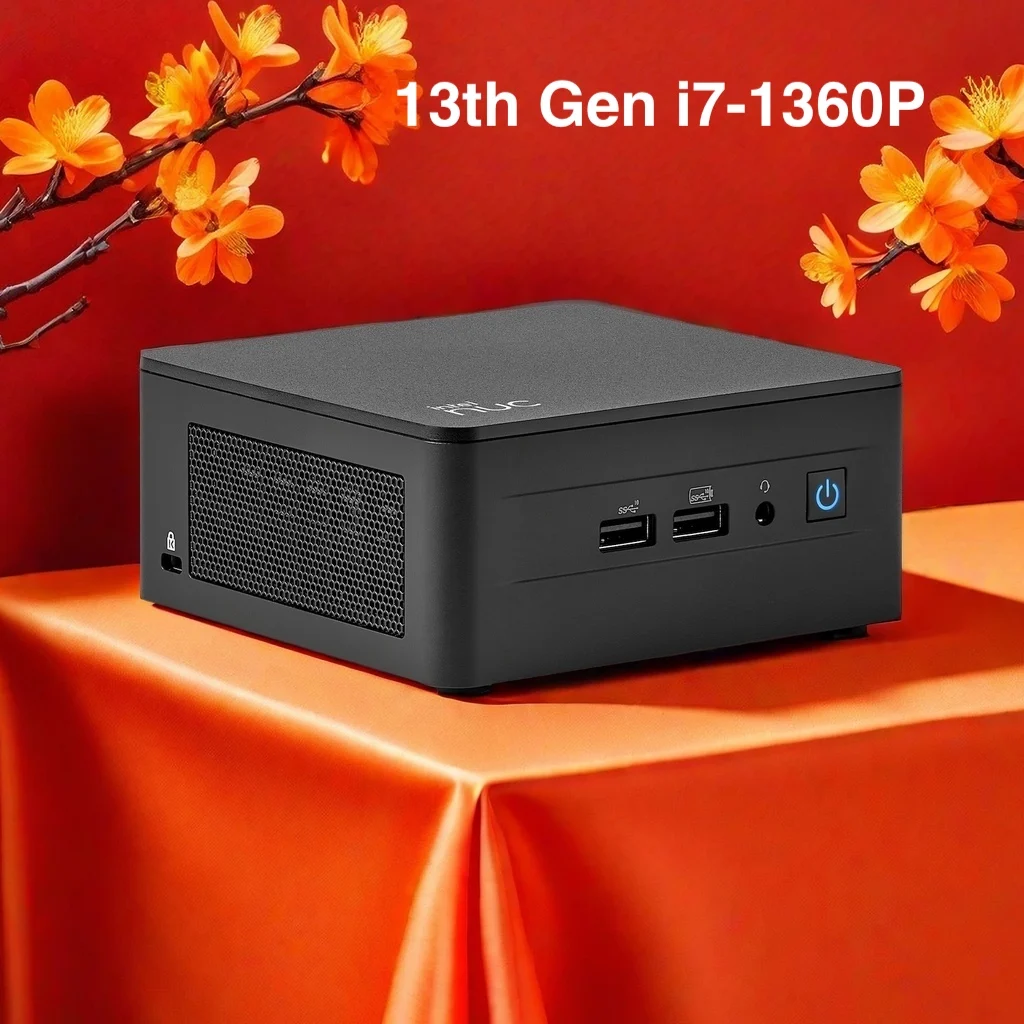 Ready Stock! NUC13ANKi7 13th gen Core i7-1360P intel/ASUS nuc mini pc Arena Can-yon Mini Pc Core i7 mini pc