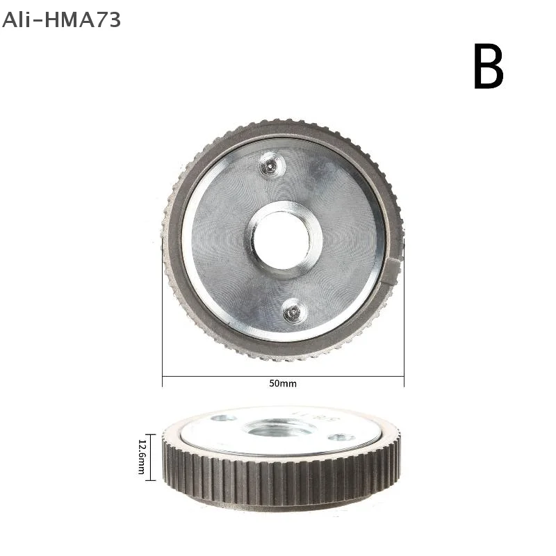 (YY)1Pc 2025 New M14 Angle Grinder Quick Release Nut Self Locking Grinder Pressing Plate Flange Nut Power Chuck