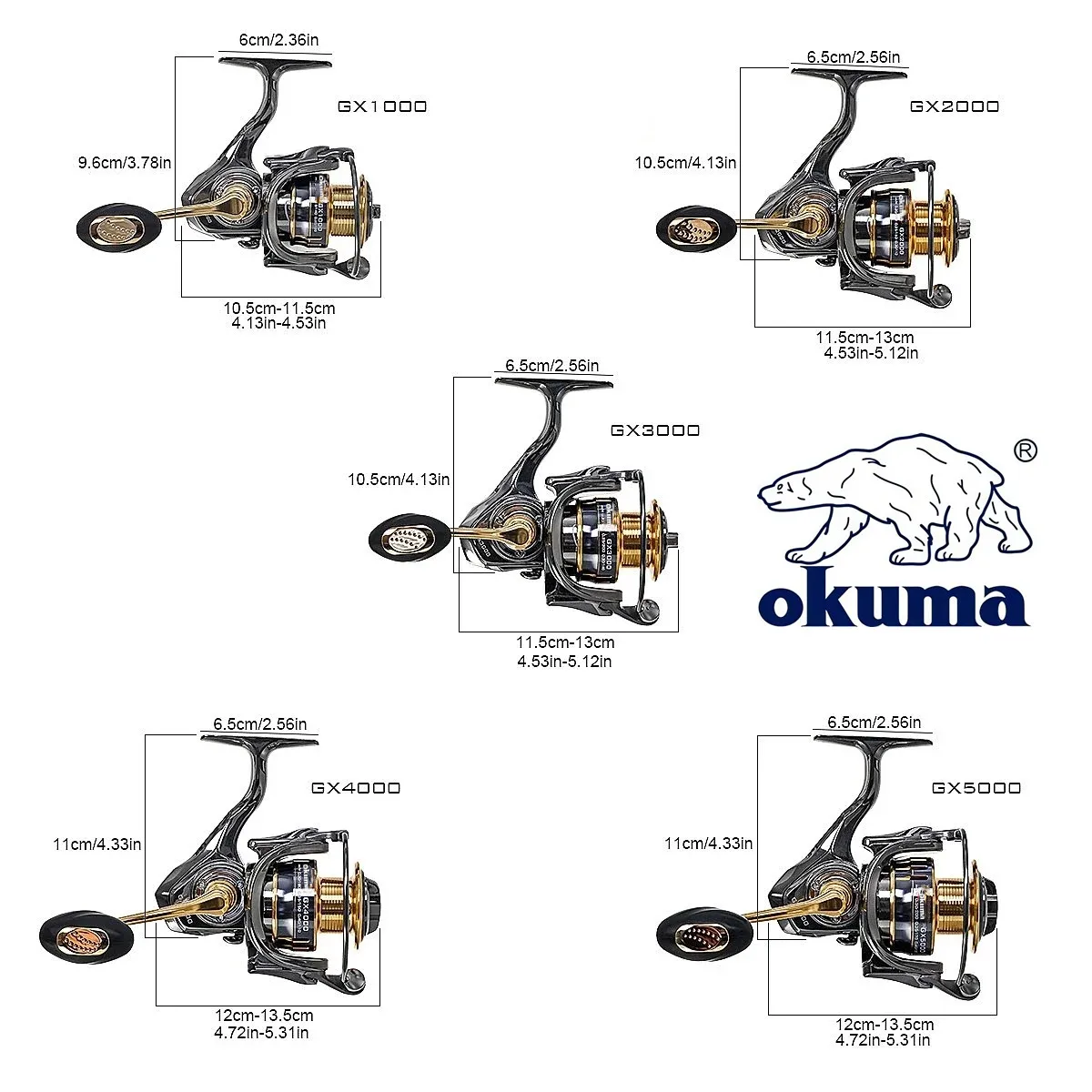 Okuma Baoxiong Roterende Reel 18KG Weerstand 13 + 1 Kogellager Zeevissen Spinnewiel Type Metaaldraad Cup sub Vis Draadwiel