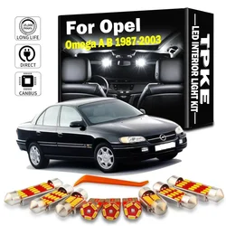 Zestaw oświetlenia bagażnika LED do Opla Vauxhall Omega A B 1987- 1996 1998 1999 2000 2001 2002 2003 Żarówki samochodowe Canbus