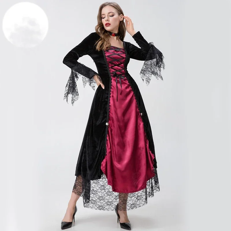 

Halloween Cosplay Court Vampire Performance Costume