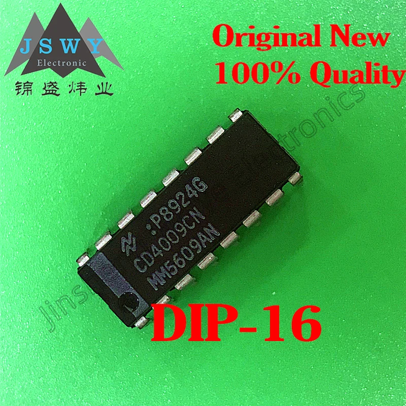 

1~60PCS CD4009UBE CD4009CN CD4009 Inline DIP-16 Inverter Buffer Chip New Stock Supply