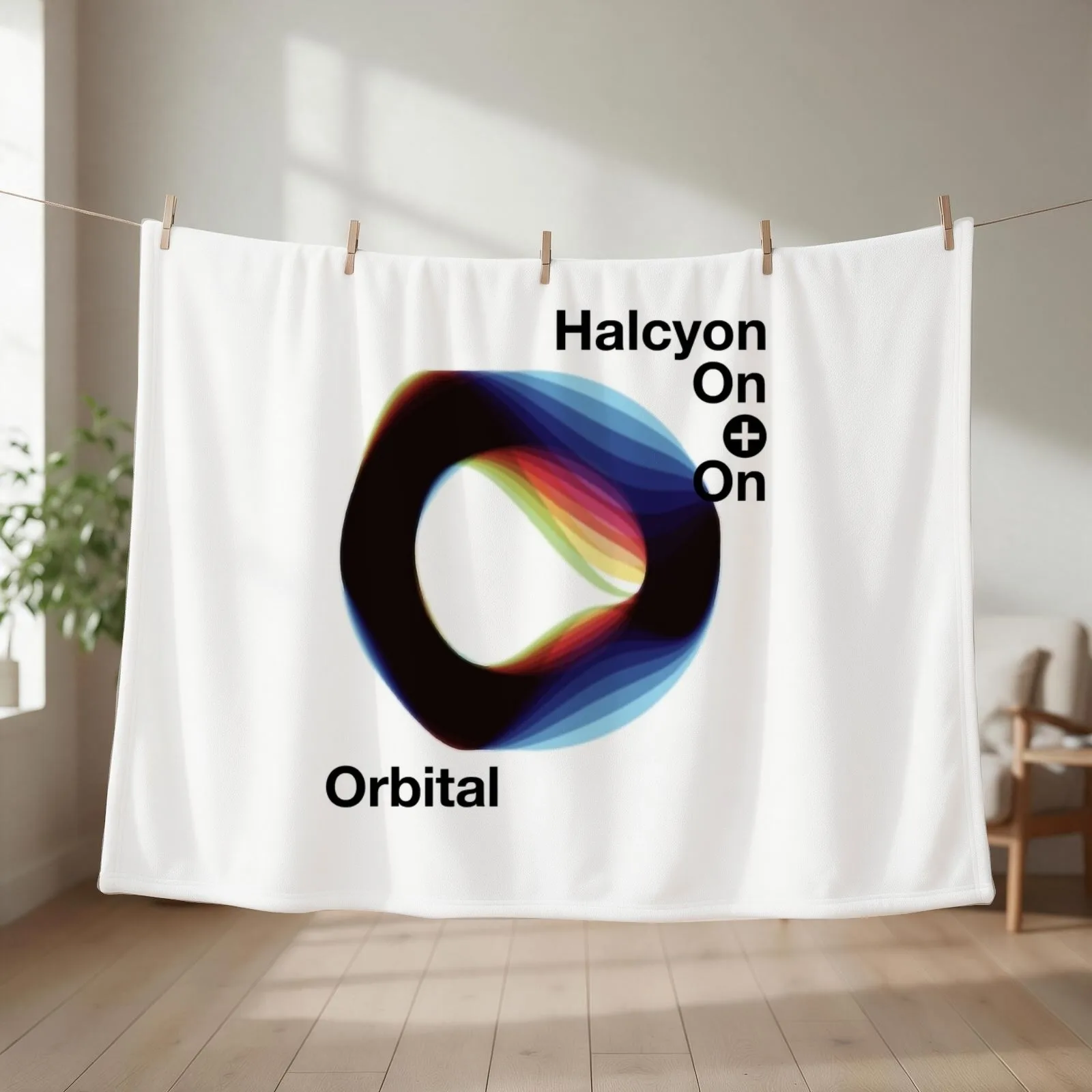 Orbital - Halcyon On + On Premium Throw Blanket couch cozy soft plush fuzzy picnic outdoor blanket