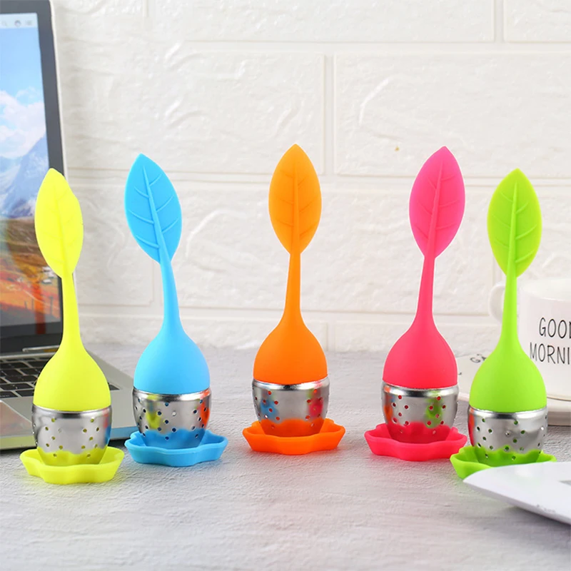 2 قطعة قابلة لإعادة الاستخدام سيليكون الشاي Infuser الإبداعية إبريق الشاي على شكل كيس شاي عشبي القهوة تصفية الناشر مصفاة تصفية الشاي الملحقات #1