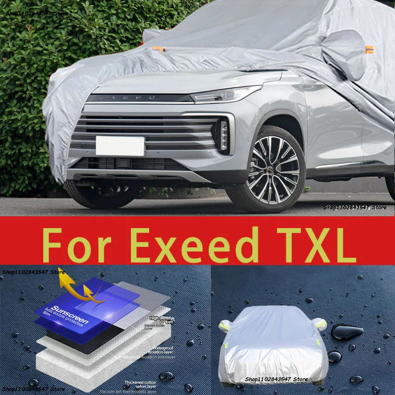 

For Exeed TXL Outdoor Protection Full Car Covers Snow Cover Sunshade Waterproof Dustproof Exterior Car accessories