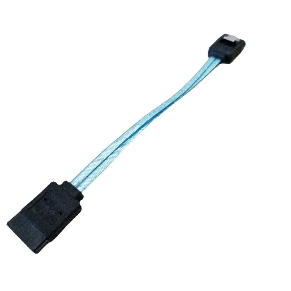 

Ultrashort SAS Line Double Dual-Channel SATA3 Hard Drive Data Cable (6Gbps) Straight Head with Shrapnel 10CM