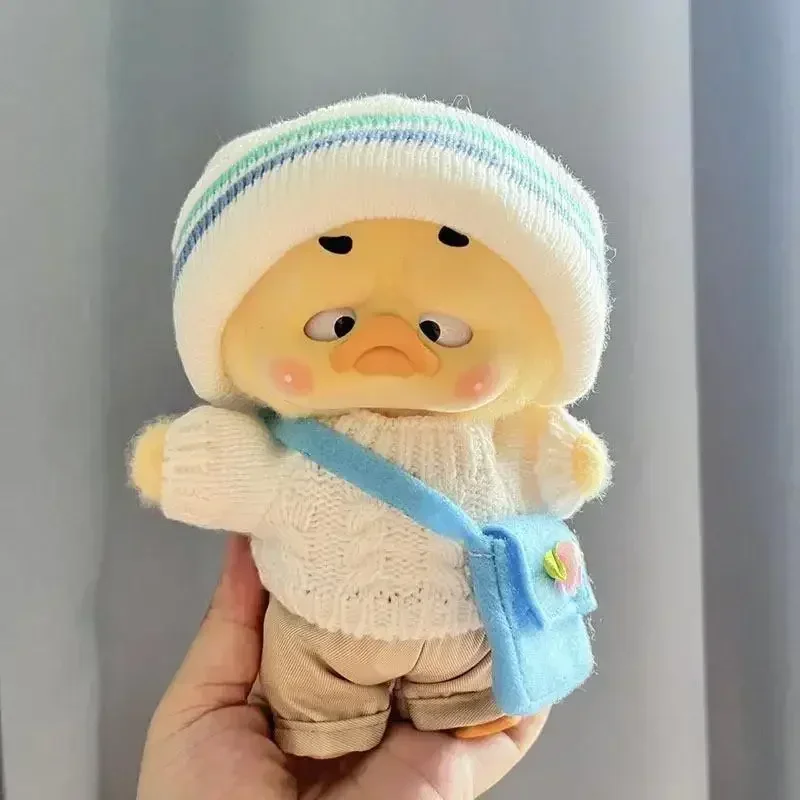 Annoying Duck 시리즈 인형 교체 의상, 15cm, 노란색 오리 인형 옷 액세서리, 드레싱 게임 원피스