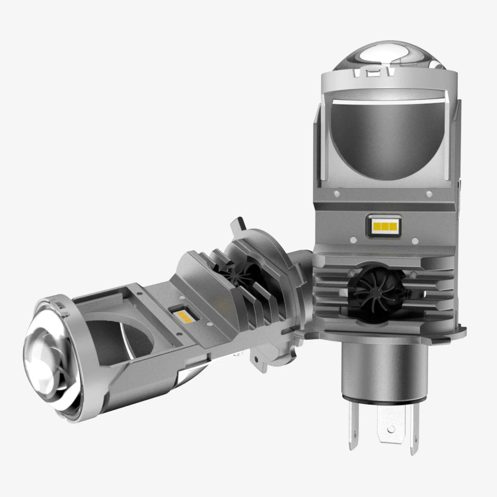 

110W F40B LED H4 Lens Bi-led Mini Projector Headlight Bulbs Lenses Head Lamp Turbo LED Bulb High Low Light For Car Motorcycle