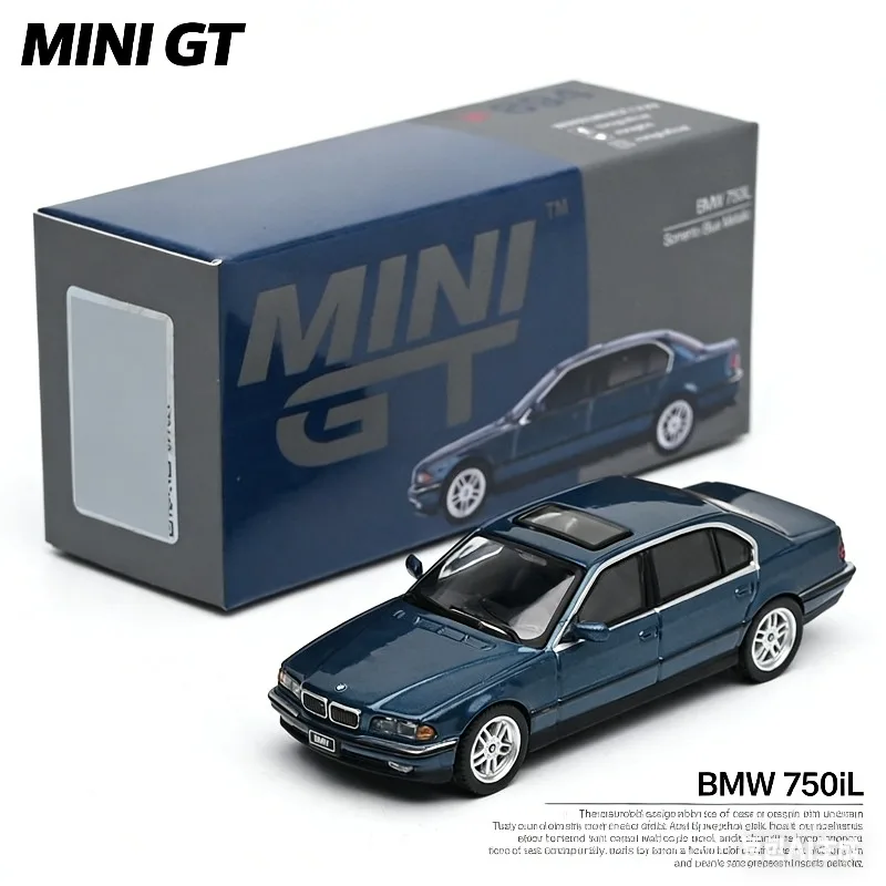 

MINI GT 1:64 BMW 750IL 3D Simulation Alloy Car Model, Boys' Holiday Gift Toy, Adult Collection Decoration Item.