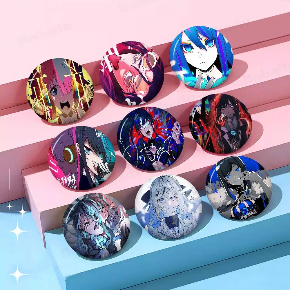 Singer Ado Soft Button Pin Bright Printed Icon Gift For Friends Badge Collar Brooch Lapel Pin Metal