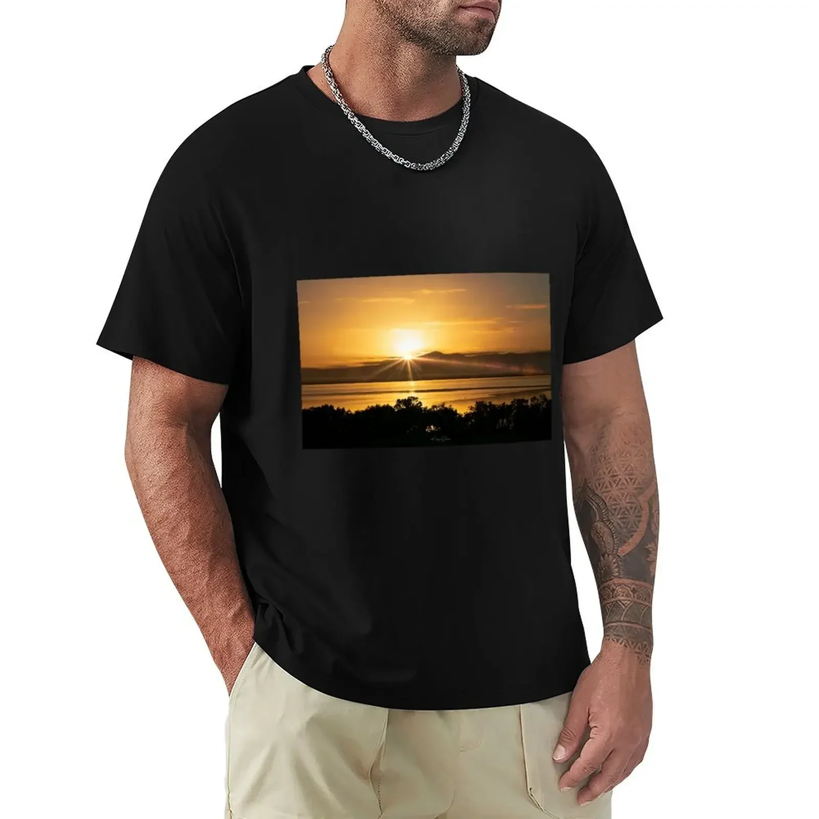 Spring Sunrise on the Flinders T-Shirt for a boy graphics mens otfits new in tops & tees shirt homme tee shirt homme