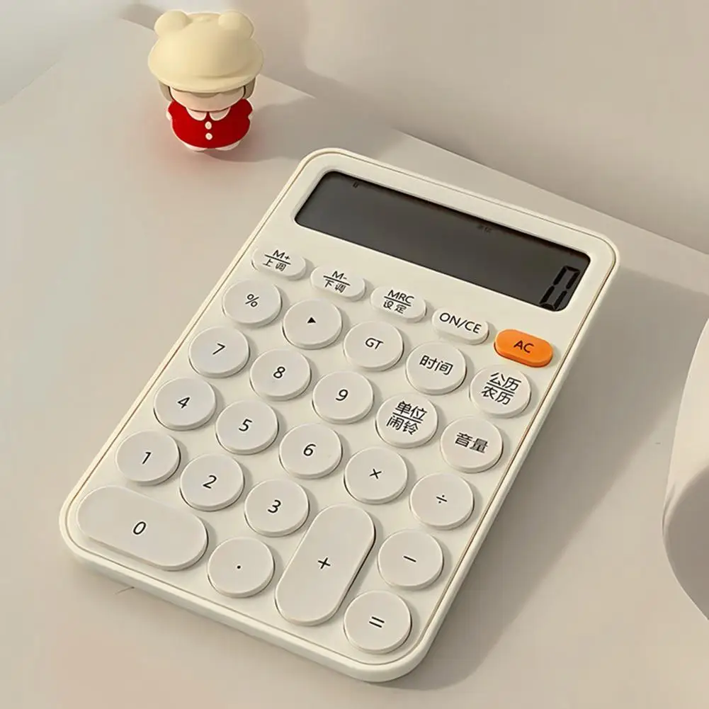 Countertop Calculator 12-digit Calculator 12-digit Mini Calculator with Buttons Lcd Display for Office School for Students