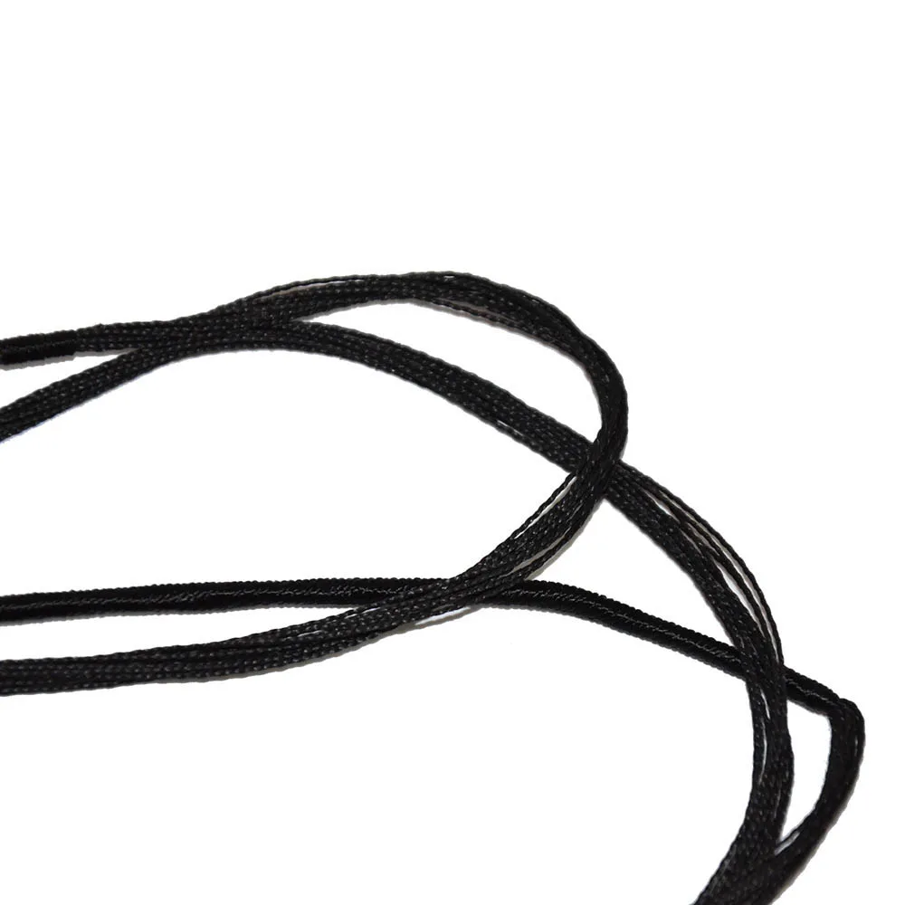 1pcs Replacement Black Bow String 43.7''-70'' (111cm-178cm) For Recurve Bow Compound Bow String Hunting Shooting Accessories