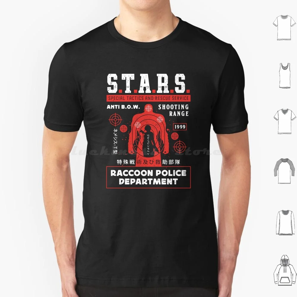 Raccoon City Shooting Range T Shirt Cotton Men Women DIY Print 2 3 Nemesis Jill Valentine Leon S Kennedy 3 Remake Re3 Remake 4