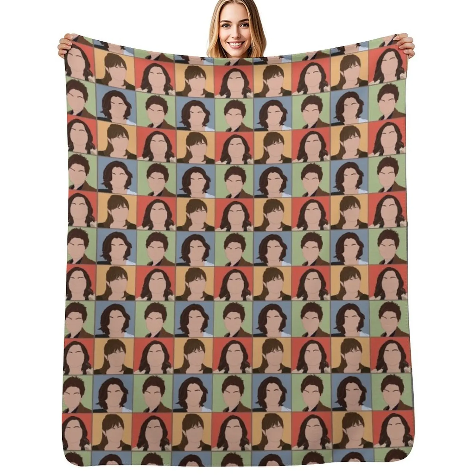

Olivia Benson Pattern SVU Throw Blanket Luxury Brand Sofa Sofas Blankets