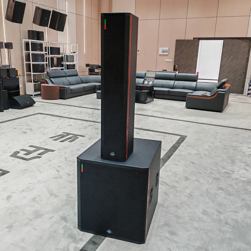 1600W Peak Power DJ Sound System Party Power Active Speakers PA System Column Speaker