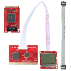 NEW 2 IN 1 Pc Pci Mini Pci-e,lpc Port Diagnostic Test Debug King Post Card For Desktop And Laptop  English Version