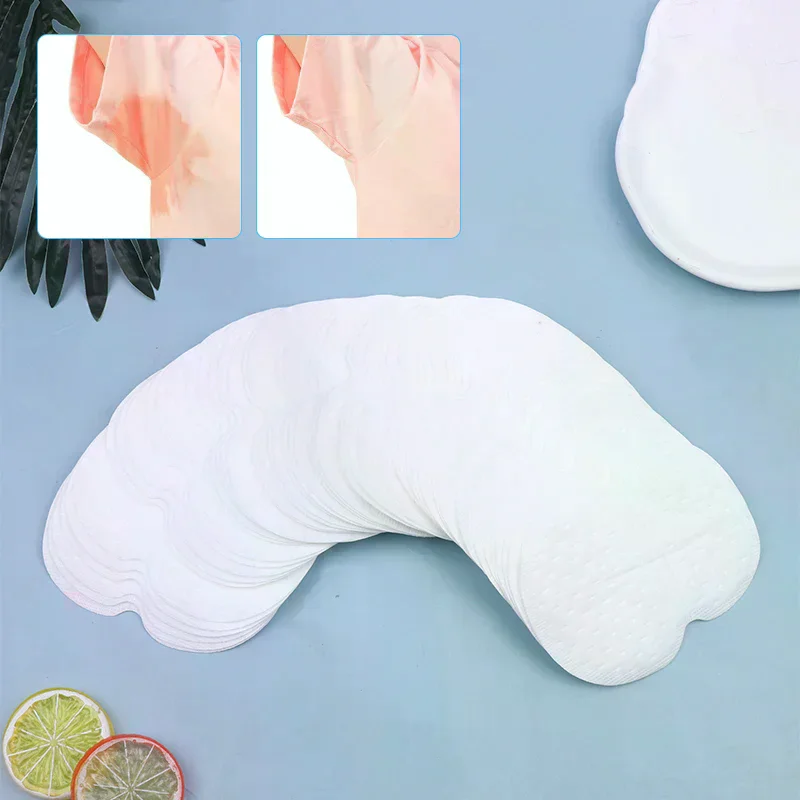 50pcs Unisex Sweat Pads for Summer Deodorants, Underarm Anti Perspiration Sweat Pads Disposable Armpit Absorb Sweat Shield Pads