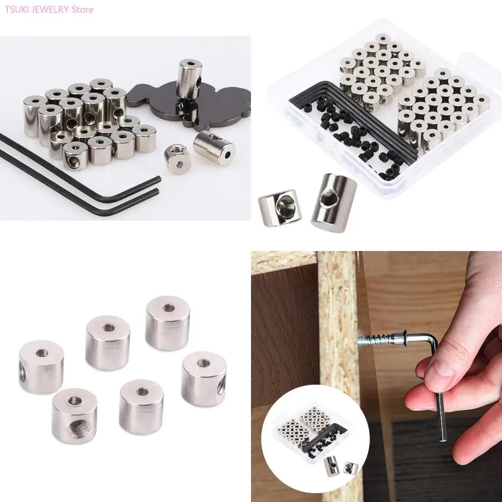 

62KE 40pcs Metal Locking Pin Back Low Profile Pin Locks and Backings for Pins and Badges Brooch Accessories Jewelry Tool