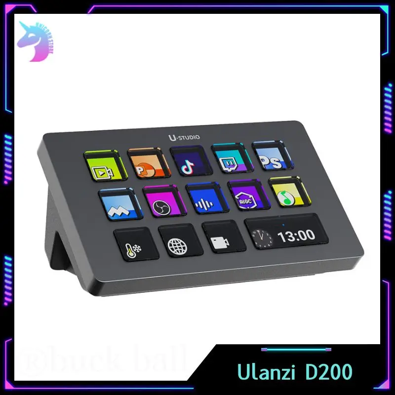 Ulanzi D200 Stream Deck Production Console Studio Controller For Gaming/Office/Livestreaming/Content Creation Youtube Tiktok