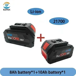8Ah 10Ah ProCORE Replacement battery, For Bosch 18V Cordless Tools BAT609 BAT618 GBA18V 21700 High Power 10C Power Cell
