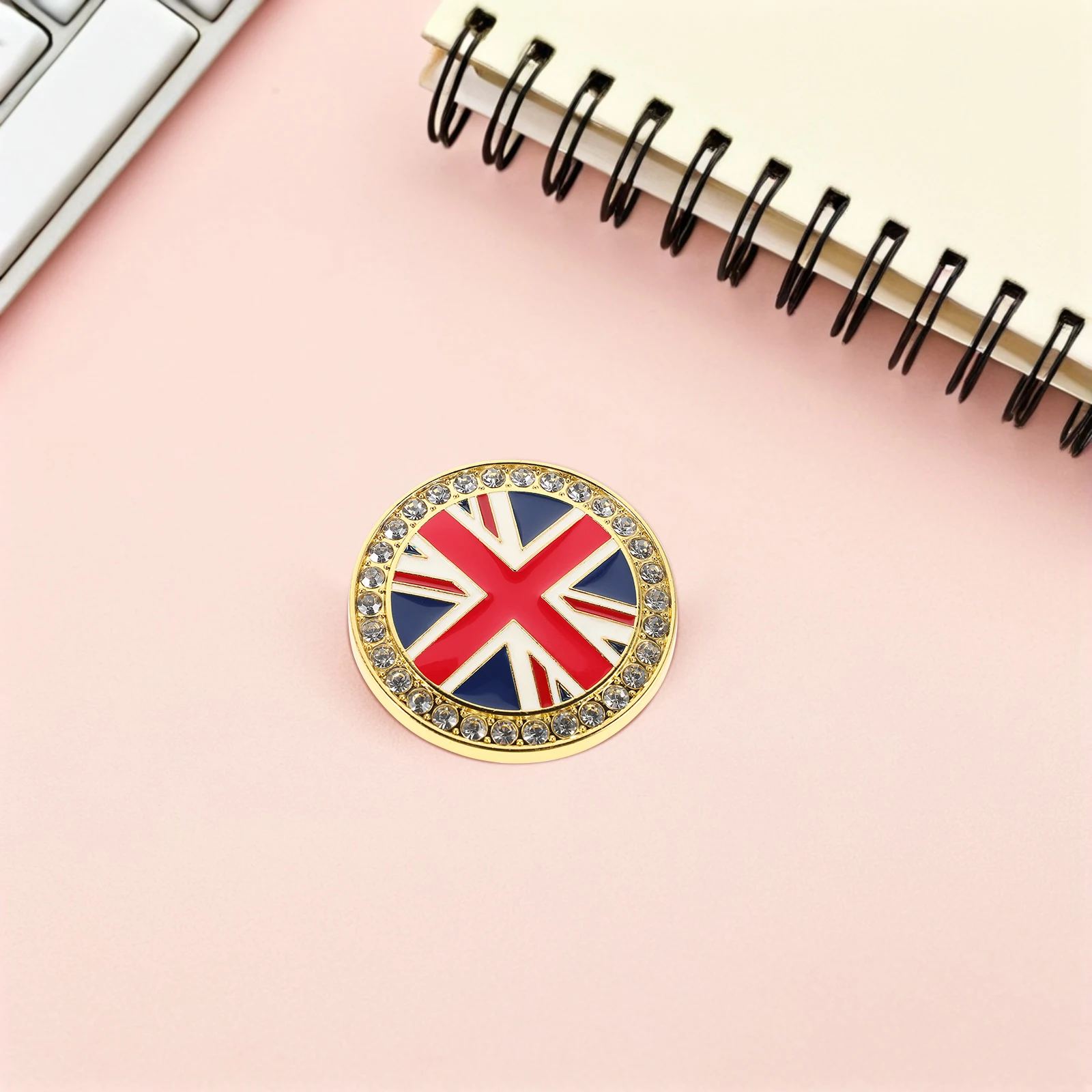 

3D Metal UK Flag Design Scratch Resistant Durable Decorative Auto Label Bumper Decal Vehicle Door Side Decoration Car Tail