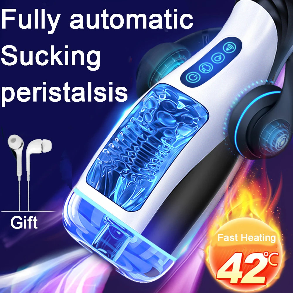 Blowjob For Man Masturbators Automatic Blowjob Sucks Powerful Mouth vagina vibration For Men Plain Adult Goods Sucking Machine