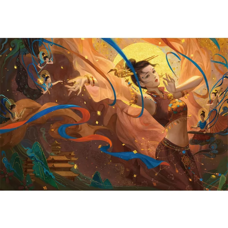 

Пазлы «Женщины, танцующие в небе» 500/1000/1200/2000 элементов, семейные игры для игровой комнаты, спальни, подарки, декор для дома