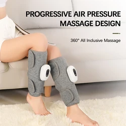 Wireless Automatic Electric Leg Massager 3 Modes Air Pressure Compression Massager Arm Calf Muscle Pain Relief Massage Device