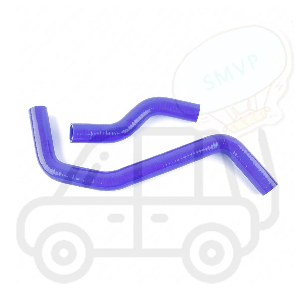 2PCS Silicone Radiator Coolant Hose Kit For 1993-1999 Toyota Celica 6thGen AT200 1.8 ST/SR Replacement Auto Parts Gloss Black