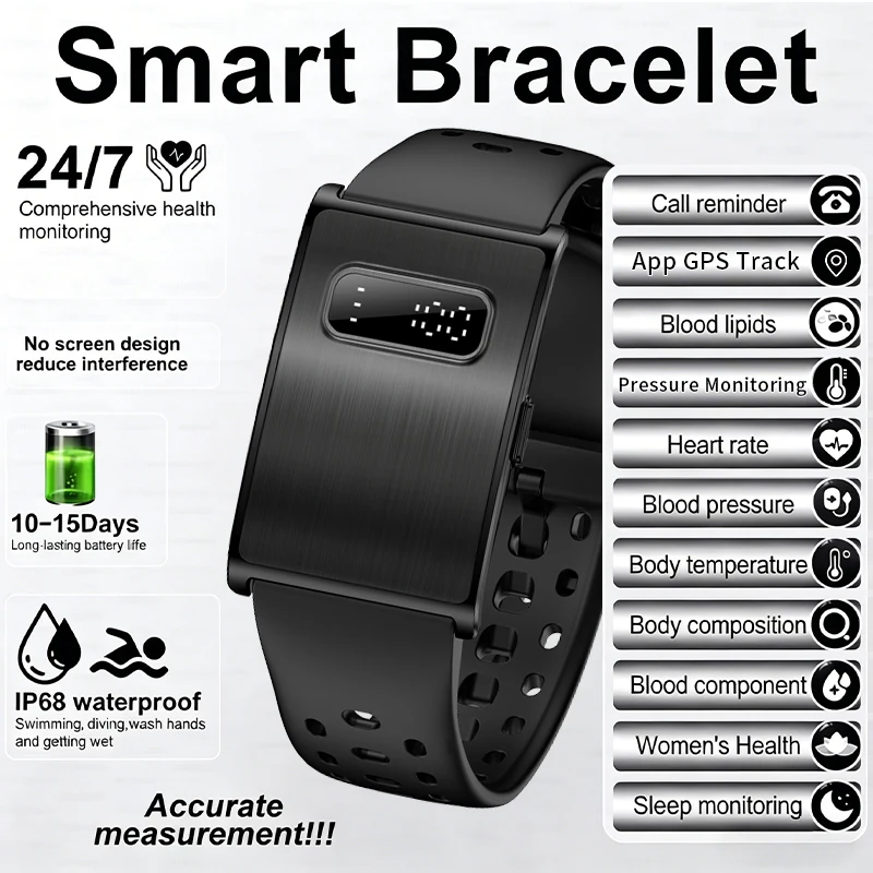 

GPS Running Track Small Screen Smartwatch Waterproof Sports Band Heart Rate Monitor Health Smart Bracelet Fitness Tracker 2026