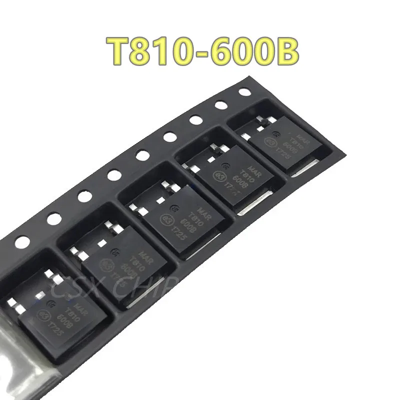 50pcs/lot T810-600B-TR DPAK T810-600B TO-252 T810 600B TRIAC SENS GATE 600V 8A D-PAK new and original