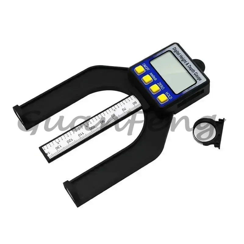 0-80Mm Depth Gauge Digital Woodworking Table Saw Altimeter Vernier Caliper
