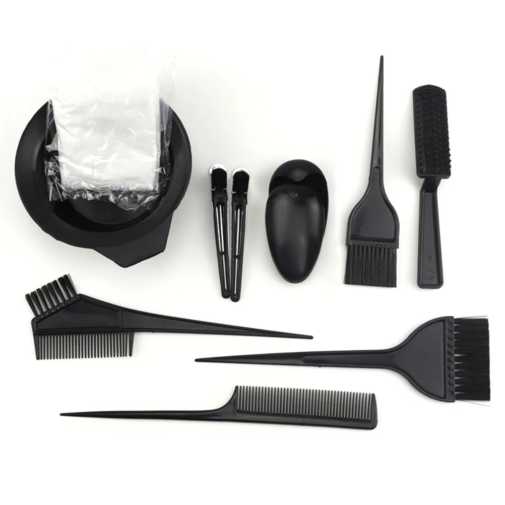 

11pcs Coloring Set Durable Washable Reusable For Home Salon Use Dye Bowl Hair Salon Hair Dye Tools Supplies Kit
