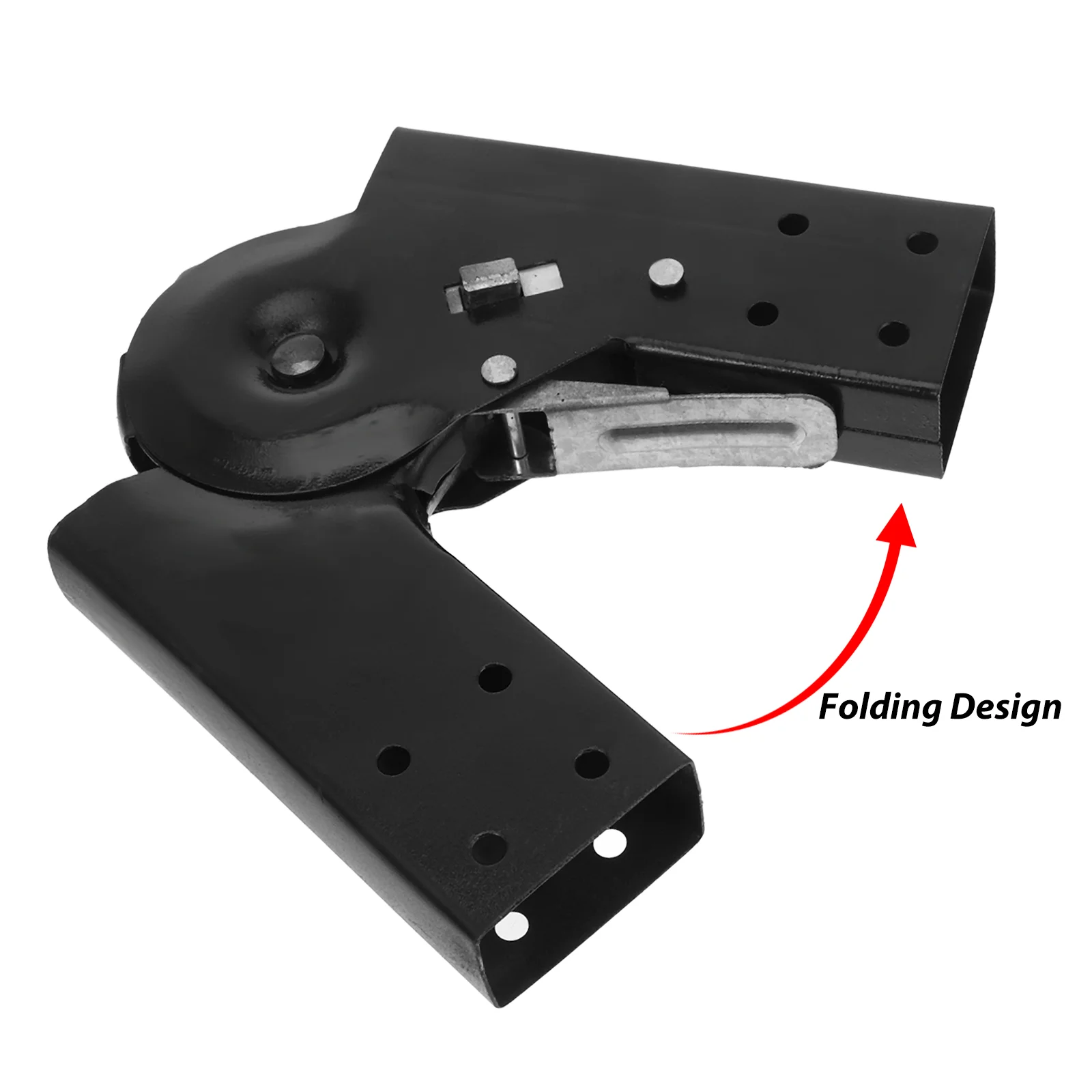 Imagem -06 - Substituição Stair Folding Kit Sótão Escada Dobradiças Hardware Liga de Alumínio 5cm