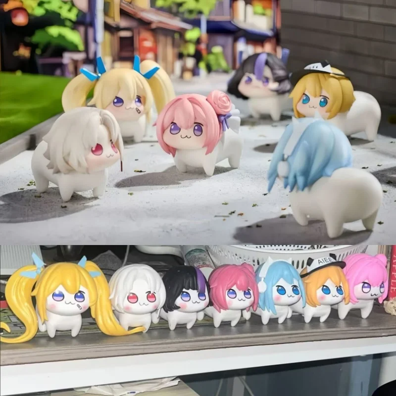 جديد دورو 1 مجموعة 6 قطعة دمية صغيرة لطيف Q-النسخة نموذج تمثال لعبة هدية دورو هو الأفضل