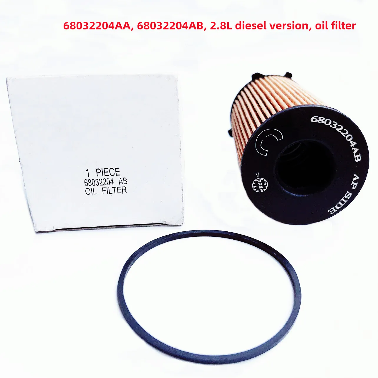 

Масляный фильтр WAP01, 68032204AA, 68032204AB, для: 2.8L, дизельная версия, Wrangler JK, J3, Nitro KA, 2007-2019