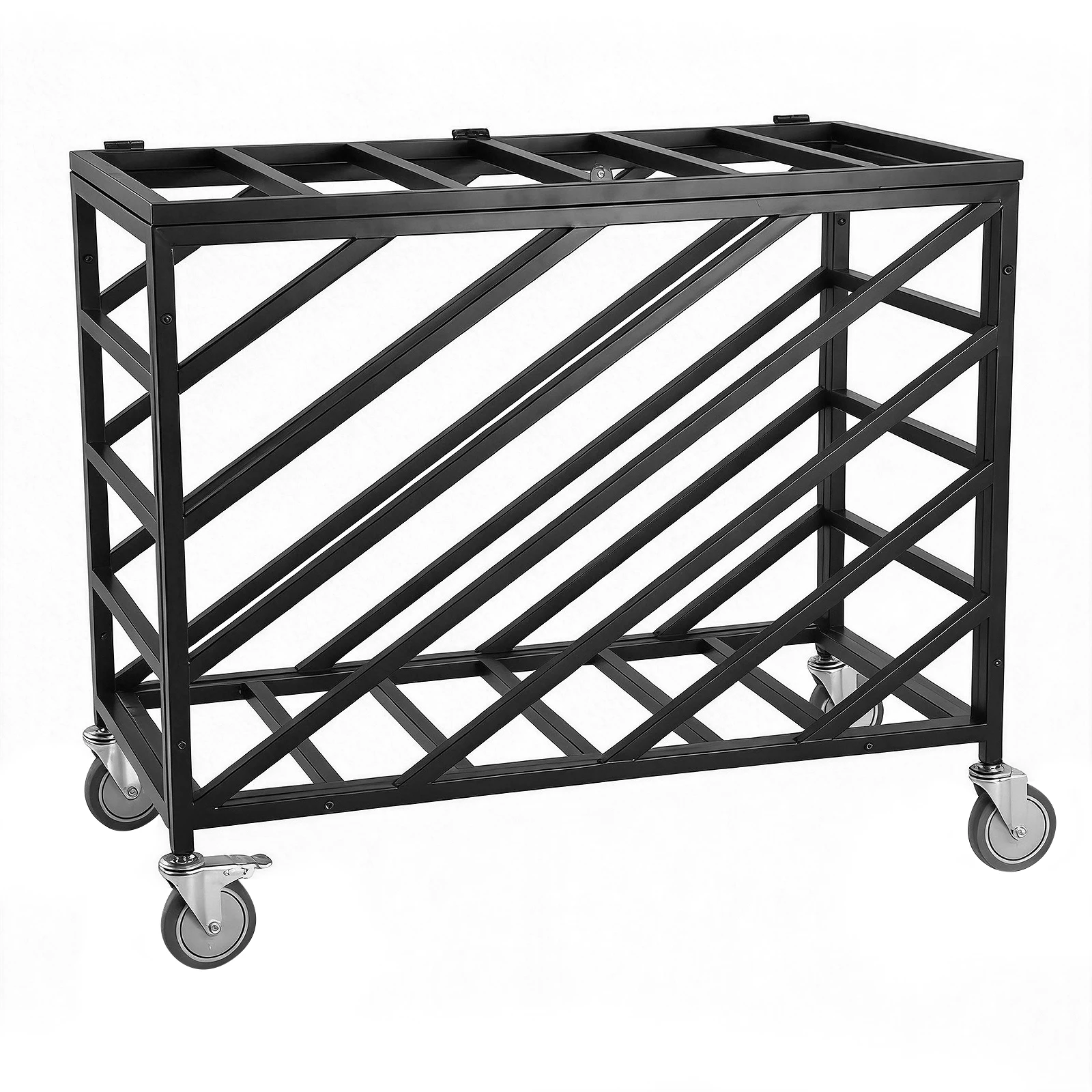 

Rolling Exercise Ball Holder with Wheels Basketball Holder with Lockable Lid for Volleyball Gym Recess Soccer Playground